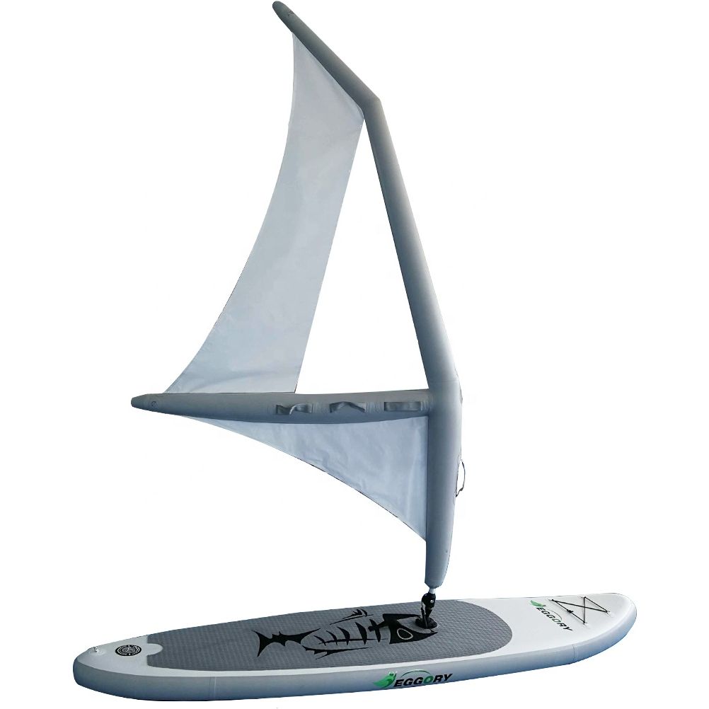 Wholesale Windsurf Inflatable Stand Up SUP Paddle Board With Sail Kitesurf Wakeboard Featured Image