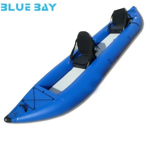 Foldable PVC Canoe Fishing Inflatable Kayaks For 2 Person