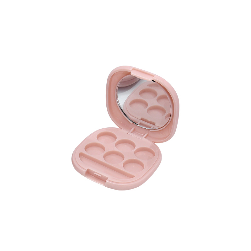 portable cute pink 6 pans makeup se nang letho concealer eyeshadow palette le seipone