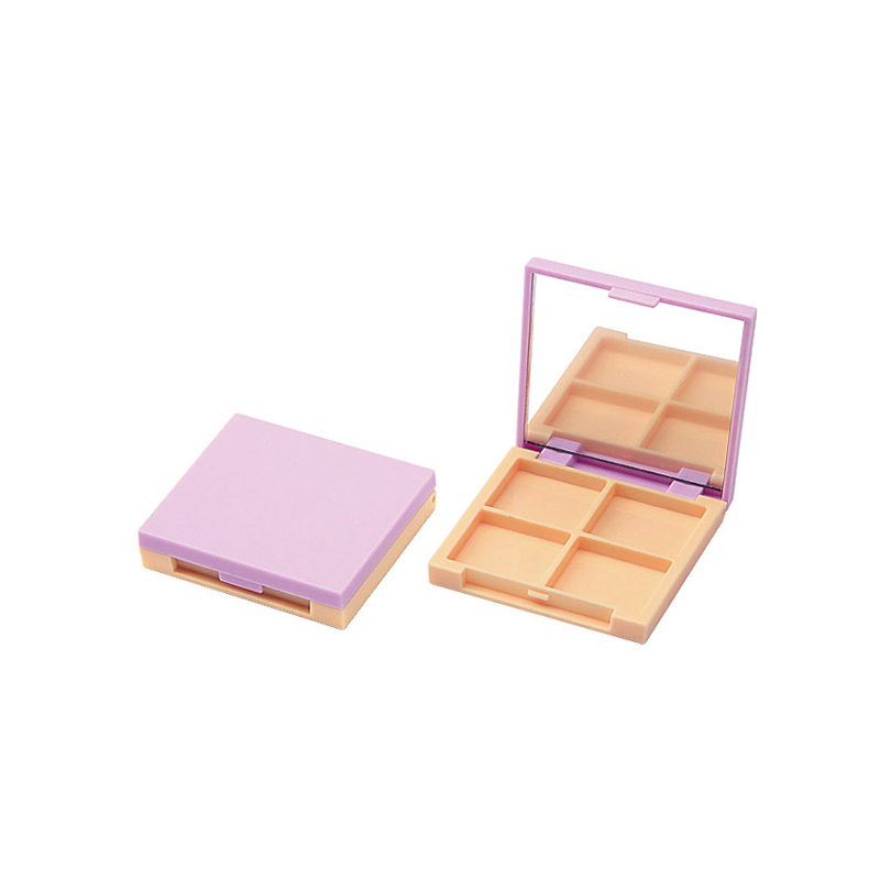 wholesale 4 pan thin plastic makeup eyeshadow compact small case with seipone Featured Image