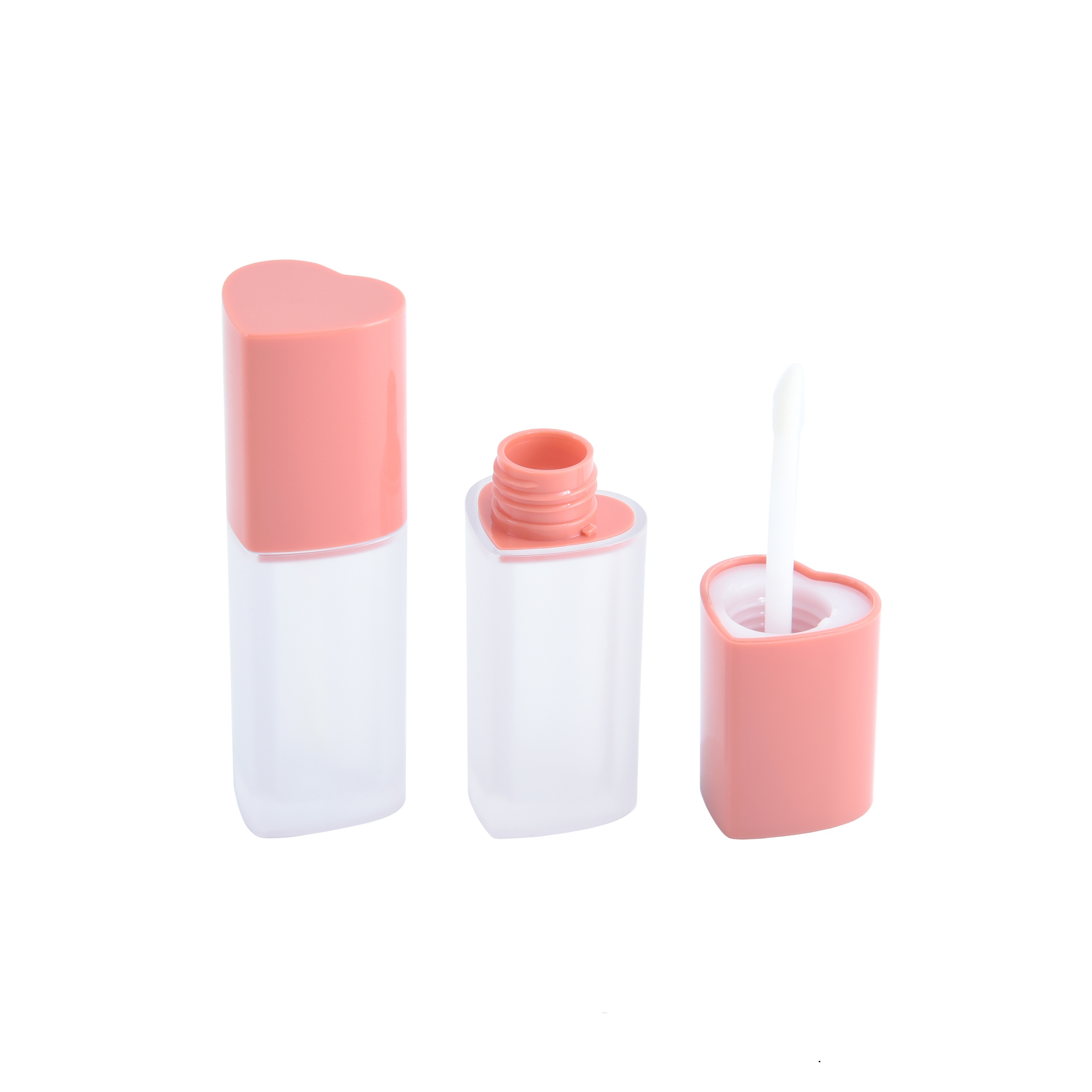 Häerz Form 8ml Lipgloss Tube Luxus eidel Flasche Form Lipgloss Tube