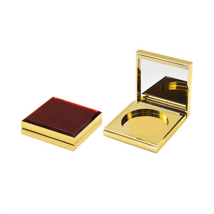 luksuzna sijoča ​​zlata embalaža kompaktnega pudra