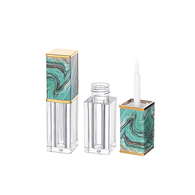 4 ml kvadratinės lūpų blizgesio tūbelės Private Label Lip Gloss Packaging