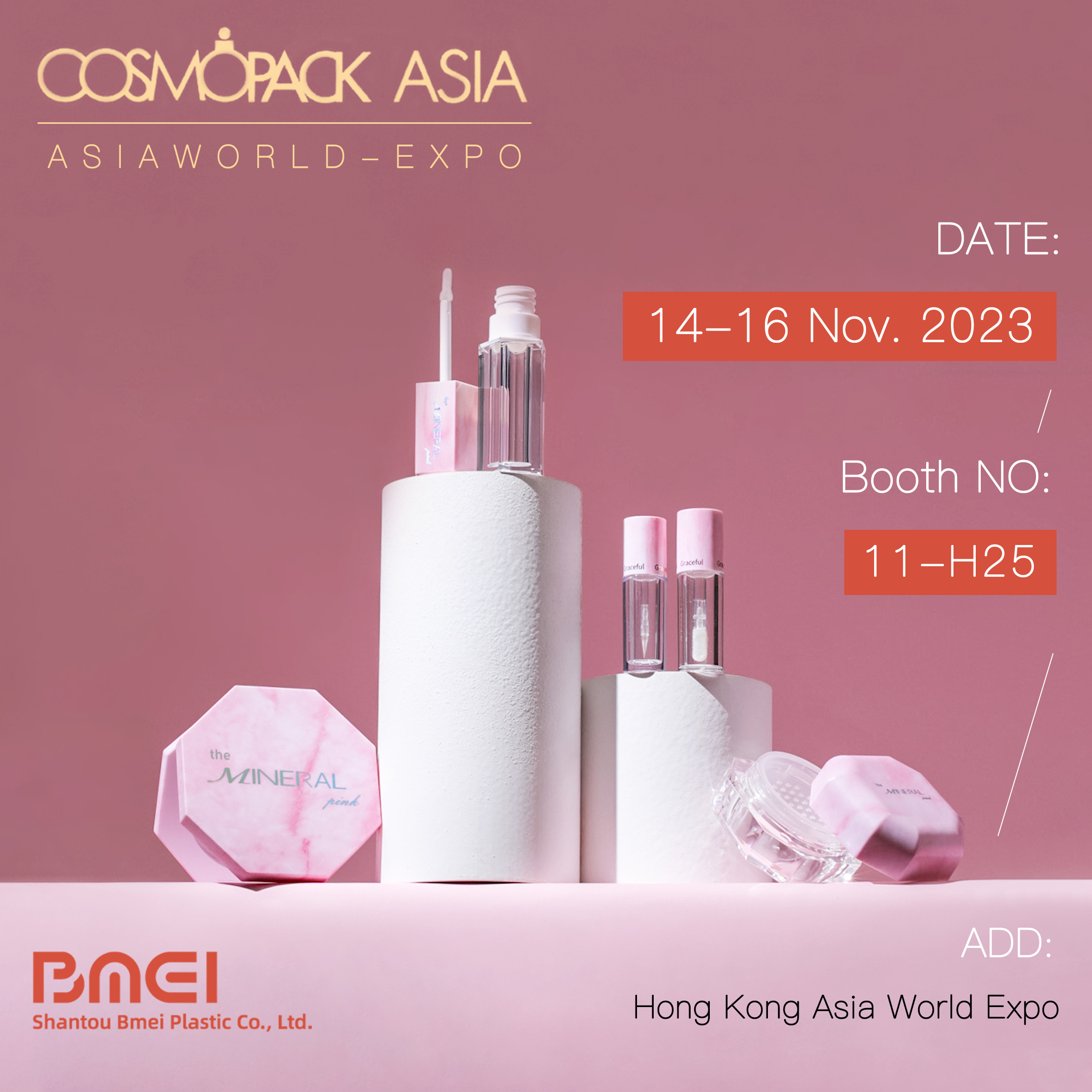 BMEI en Cosmopack Asia 2023