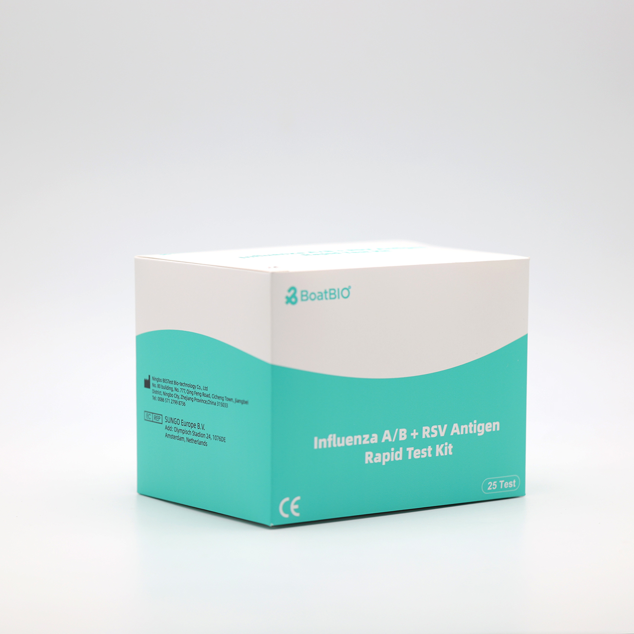 Kit de prova ràpida de l'antigen de la grip A/B + RSV (prova d'hisop nasal)
