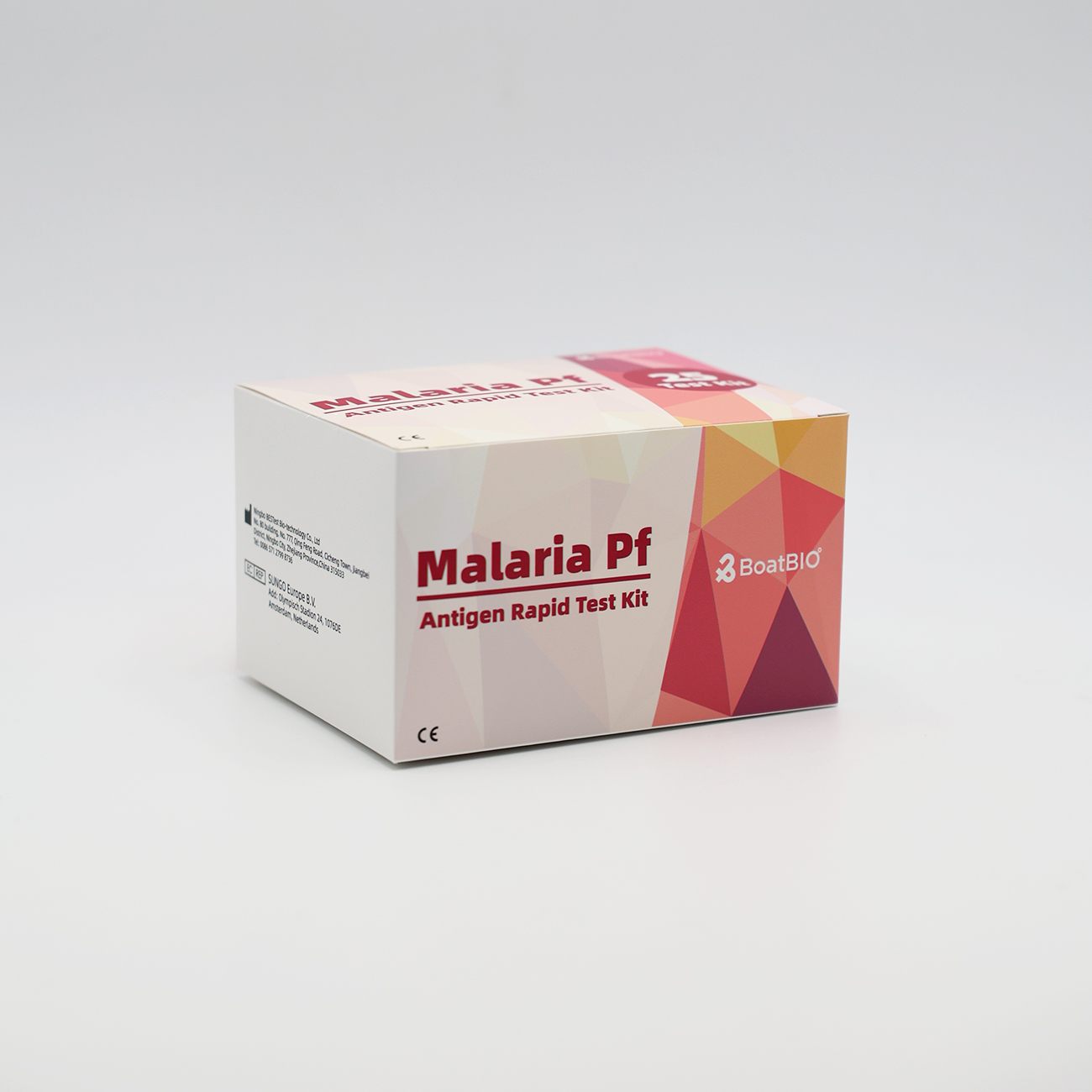 ملیریا پی ایف اینٹیجن ریپڈ ٹیسٹ کٹ (کولائیڈل گولڈ)