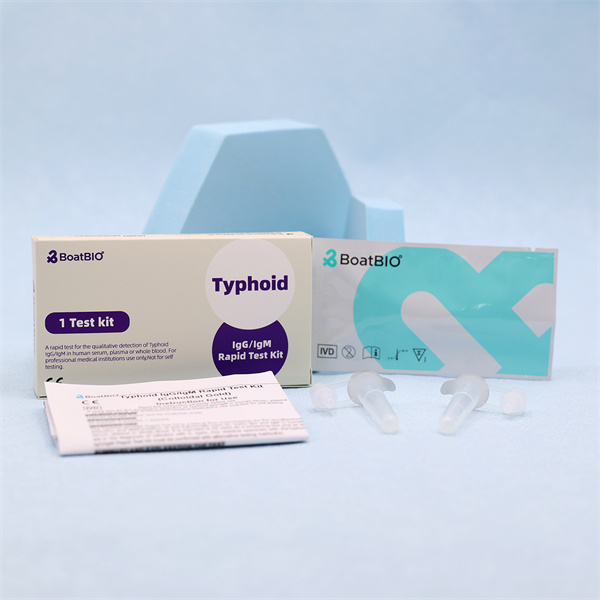 Kit de test rapide typhoïde IgG/IgM