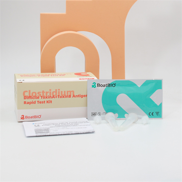 Kit de proba rápida de antíxeno Clostridium Difficile ToxinA+ToxinB