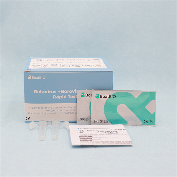 Kit de testare rapidă a antigenului rotavirus+Norovirus
