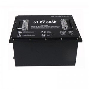 可定制電池 51.2v LiFePO4 電池，適用於高爾夫球車、車輛 48v