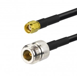 RF Cable Apejọ N Obirin to SMA Okunrin RG 58 Cable