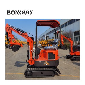 BONOVO DIGDOG DG12 Mini Excavator with multiple attachments