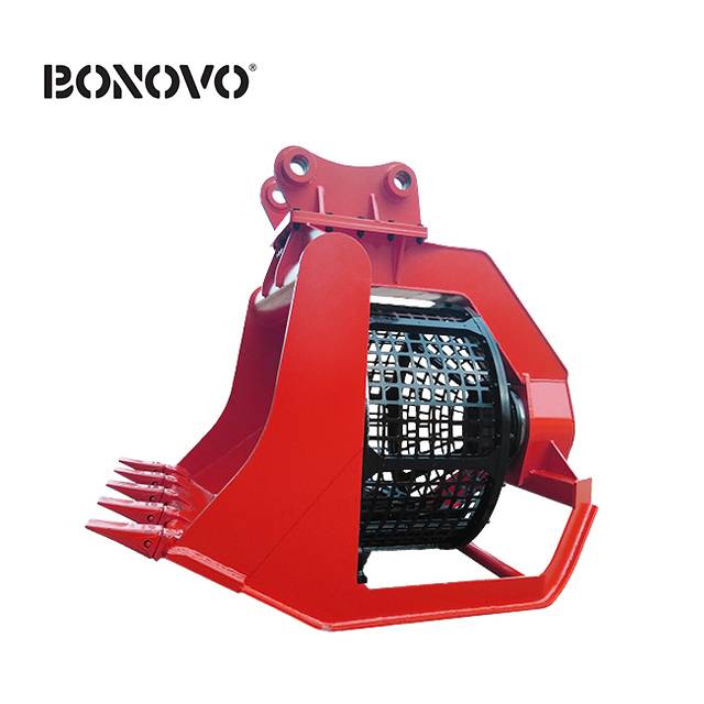 BONOVO independently designed and produced rotary screening bucket suitable for 1-50t excavators Featured Image