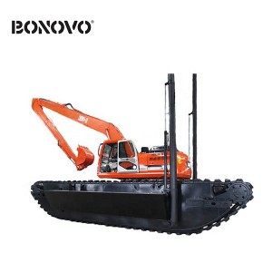 Amphibious Excavator Price New Mini Hydraulic Crawler Excavator with Floating Pontoon