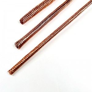 EMI Shielding EMI ປ້ອງກັນຊັ້ນ braided ໂດຍ intertwining ເປົ່າຫຼືສາຍທອງແດງ Tinned