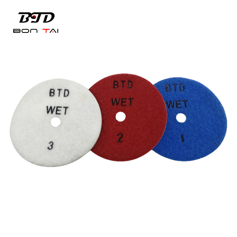 Factory Price for China Professional Diamond Wet Flexible Polishing Pads for Stone