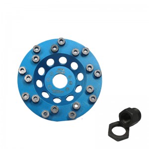 5 Inch Ultra Cup Wheel with 18 Tube Segments