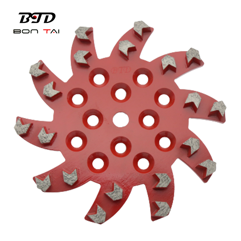 10 inch Diamond Floor Grinding Plate for Blastrac Grinder Featured Image