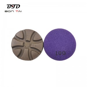 2021 latest design 3″ dry use diamond polishing pads for concrete and terrazzo
