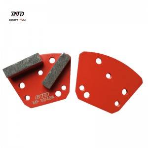 Trapezoid Metal bond diamond tools concrete floor grinding stones