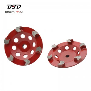 5 Inch Arrow Diamond Grinding Cup Wheel For Concrete Grinder