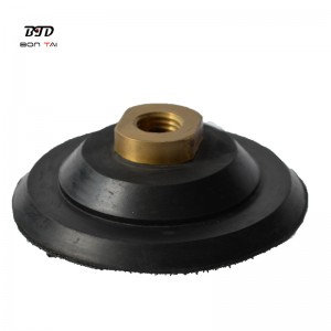 Resin polishing pad holder velcro rubber backing pad 4″,5″, 7″