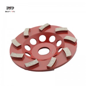 4 Inch Abrasive Tools Diamond Turbo Cup Wheel for Concrete & Stone