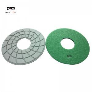 7″ 180mm Velcro backed diamond polishing resin pads