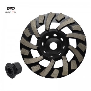 7″ TGP Diamond Grinding Cup Wheel for Concrete Floor