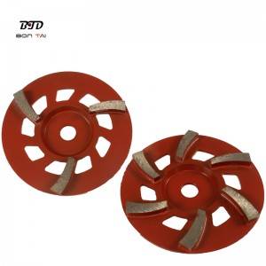 7″ 6 Segments TGP Diamond grinding wheel abrasive disc