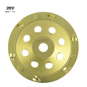 7inch 180mm PCD Diamond Grinding Cup Wheels for Epoxy Coating Removal
