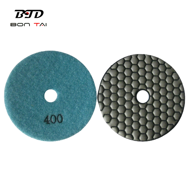 4" 50-3000 Grits Dry Diamond Polishing Pads for granite Marble Stone and Concrete