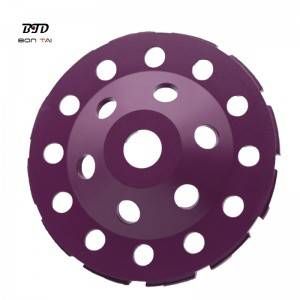 7″ T-Shape concrete floor grinder diamond cup grinding wheel