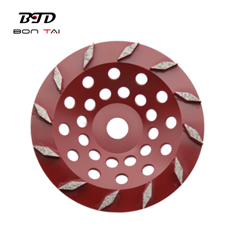 180mm diamond cup wheel with rhombus segments Featured Image
