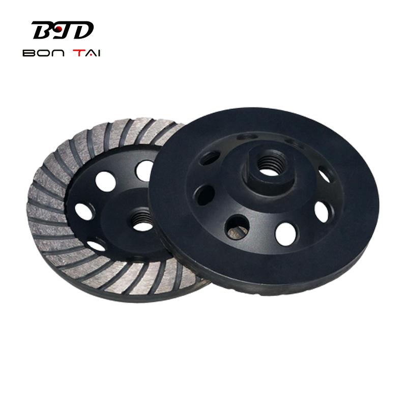 100mm Iron Base Turbo Grinding Wheel for Concrete, Granite, Marble Featured Image