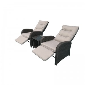 Nā lako kīhāpai Sunbed-Chaise lounge rattan reclining chair