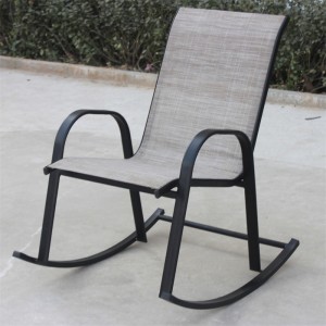 Outdoor Patio Mesh Rocking Sling Lawn Glider Stoel