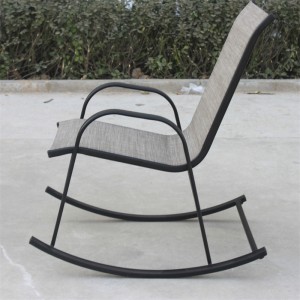 Patio al aire libre Malla Mecedora Sling Lawn Glider Chair