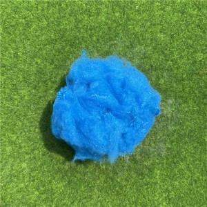 Dope Dyed Recycled Polyester Midlenth Fiber