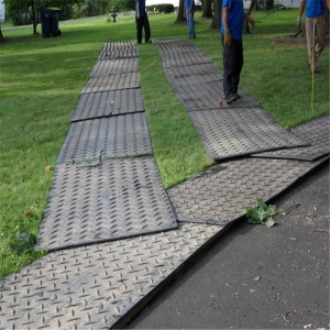 Heavy Duty Ground Protection Temporary Road Mats For Construction