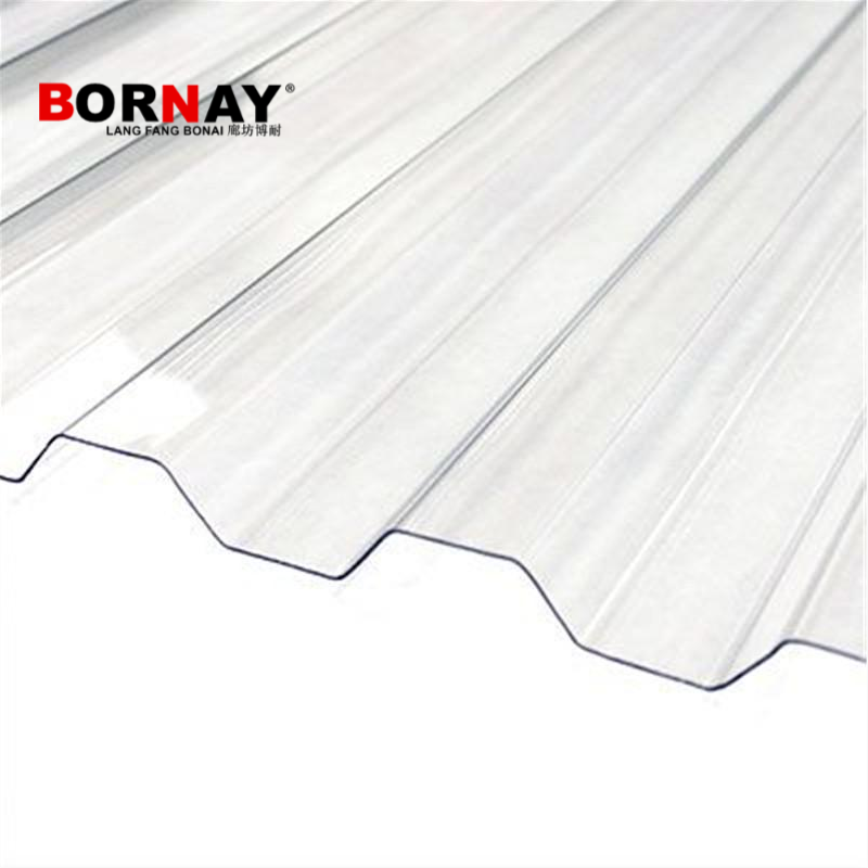 Clear PC Corrugated Sheet