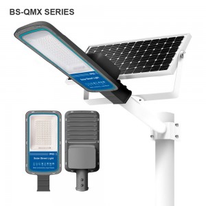 QMX alt i to integrert solcellegatelampe