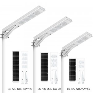 Patentirana integrirana sončna ulična svetilka serije Bosun QBD-CW