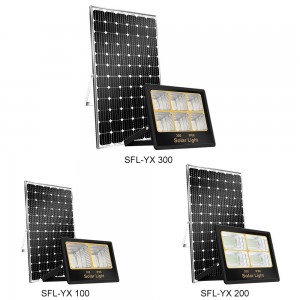Høj lysstyrke patent solar Flood Light udendørs Bosun BS-XY serie