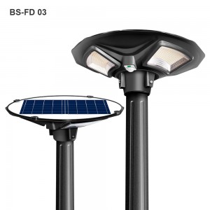 ABS solárne záhradné svetlo navrhnuté pre rôzne aplikácie -BS-FD 03