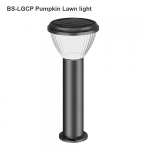 BS-LGCP LUZ SOLAR L AWN PUMPKIN Iluminación LED solar superior para xardín