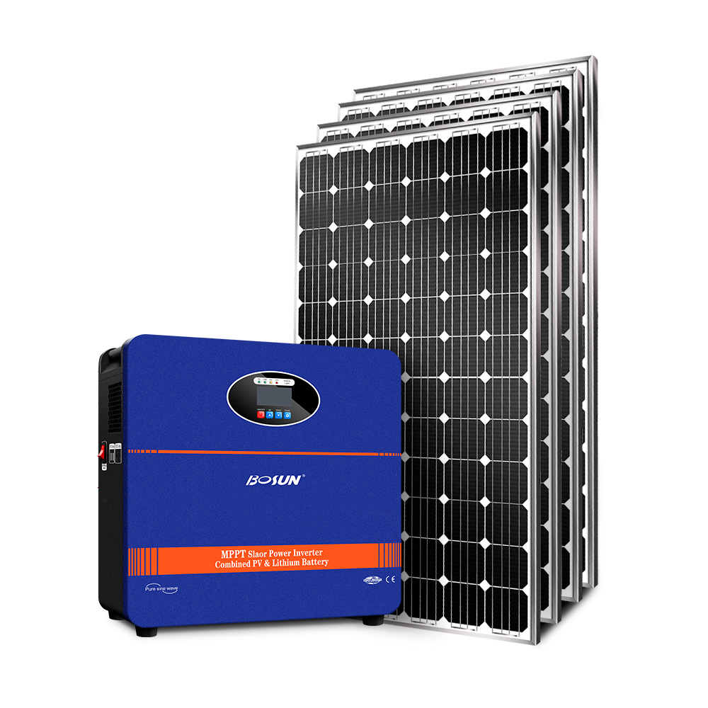 Bosun Portable Power Station 600W/1200W/2200W Recharge Solar Power System Inverter Chithunzi Chowonetsedwa