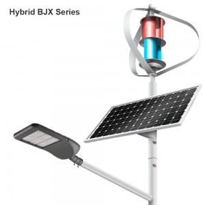 Світлодіодне світло Вітер Сонячний гібридний вуличний ліхтар Сонячний зовнішній світильник BJX-100W/200W/250W