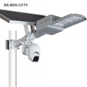 CCTV s sončno ulično lučjo za varnost