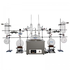 Hot Sale DMD Series Lab Scale 2L~20L Vitrum Brevis Semita Distillationis